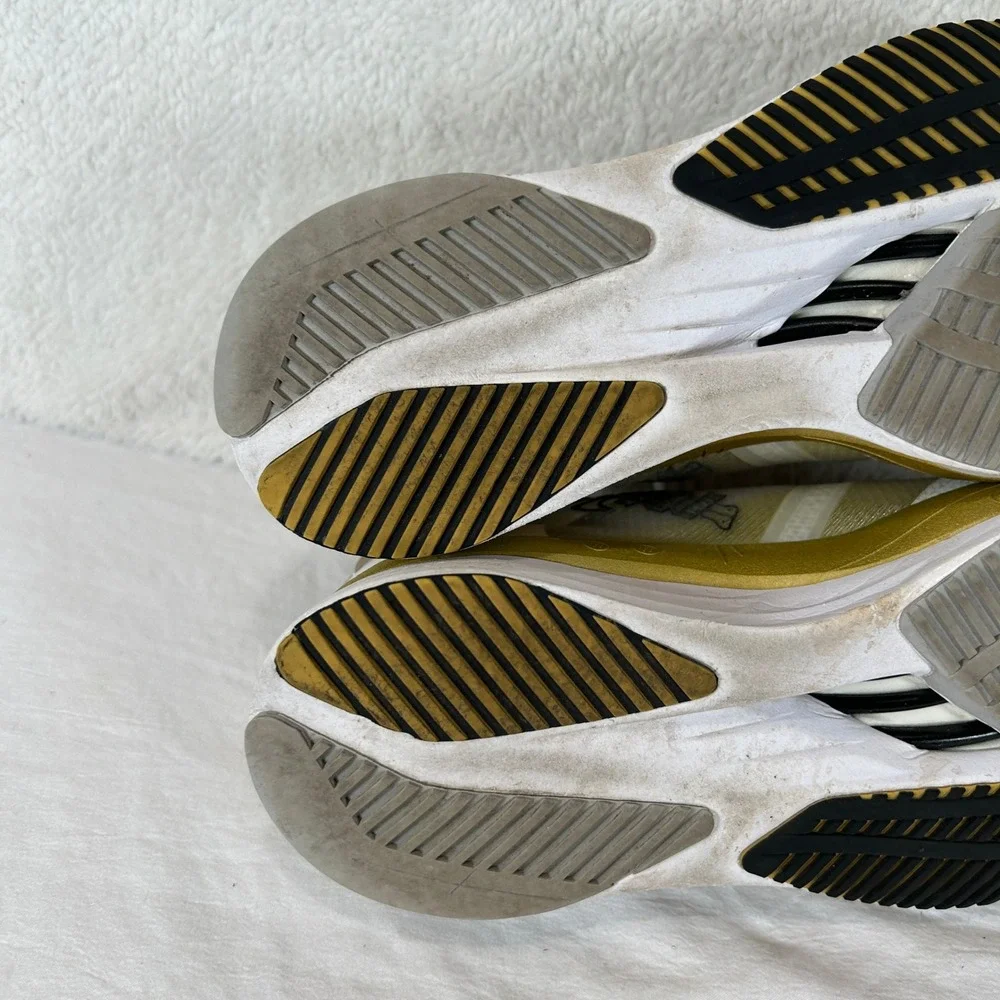 Adidas‎ Adizero Boston 10 Running Shoes Womens White Gold GY0905 Size 5